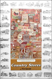 Country Stores of Vermont Poster