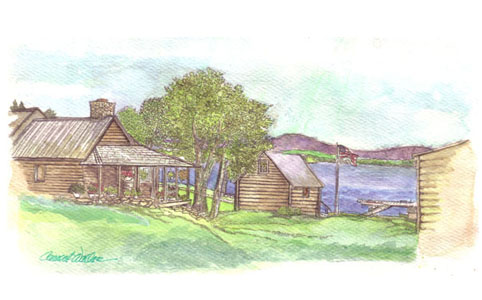 Cobb's Pierce Pond Camps, North New Portland Maine
