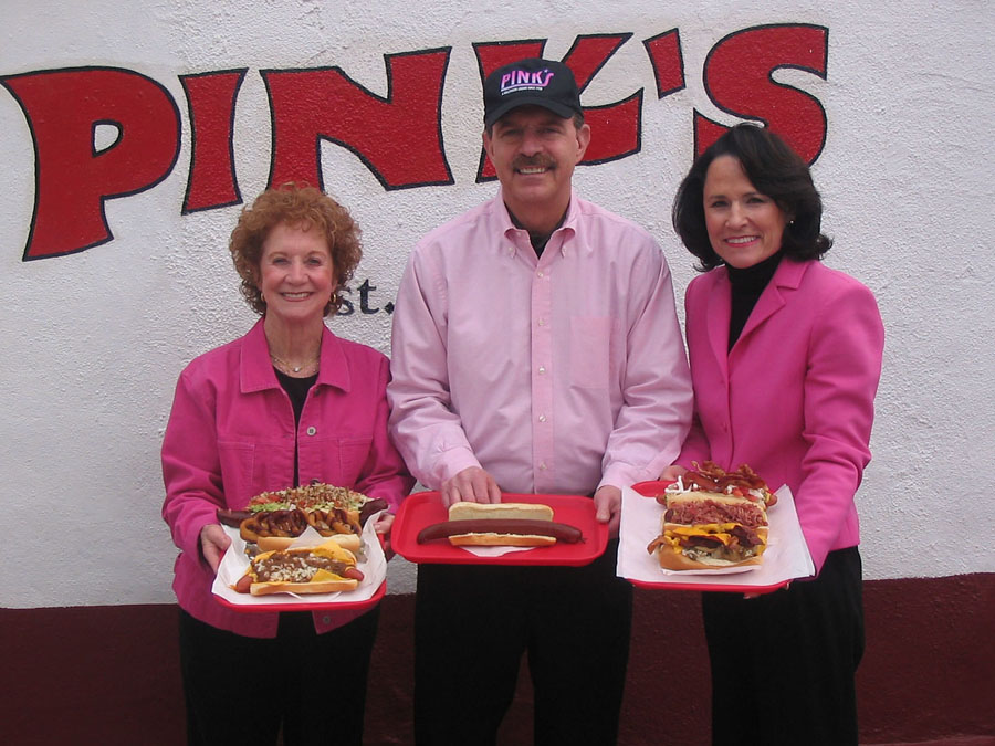 Beverly Pink Wolfe, Richard Pink, and Gloria Pink