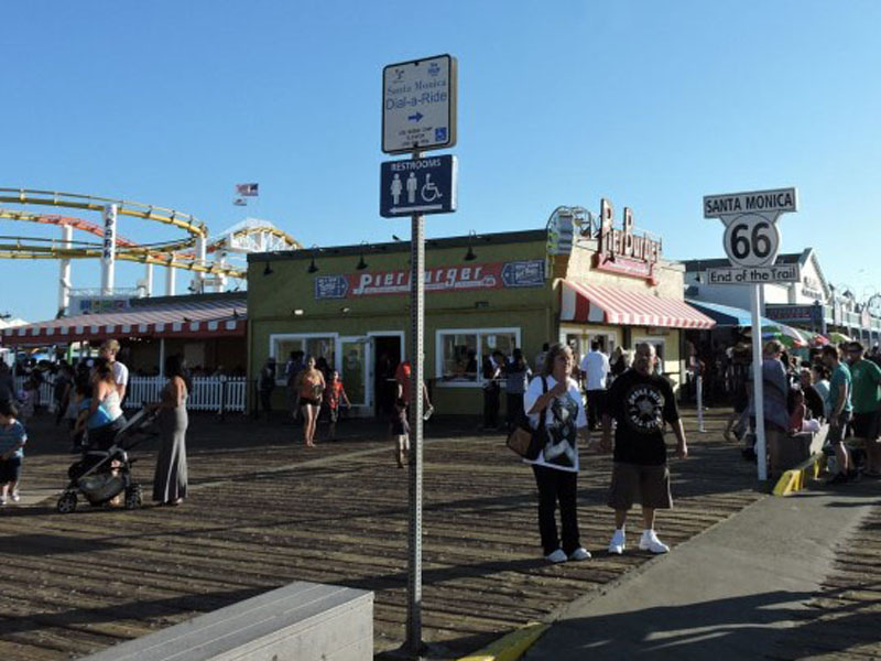 Boardwalk on Santa Monica Pier