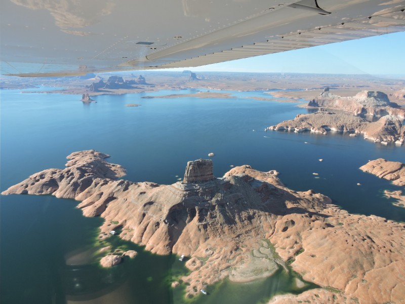 Aerial View of Lake Powell